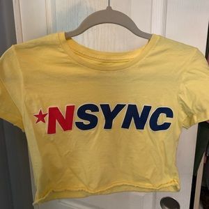 FASHION NOVA *nsync cropped tee